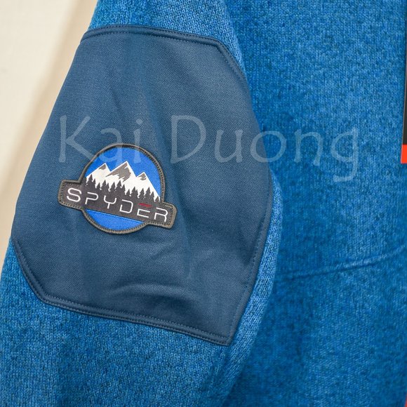 Spyder men full zip jacket in Blue - Picture 9 of 14